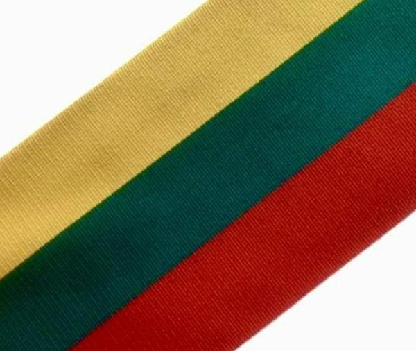 Austa trispalvė juostelė 9,9 cm