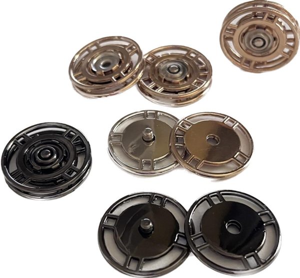 Dekoratyvinės metalinės spaudės 25 mm