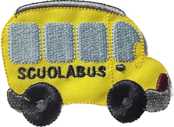 Aplikacija "school bus" 7 cm x 5,5 cm