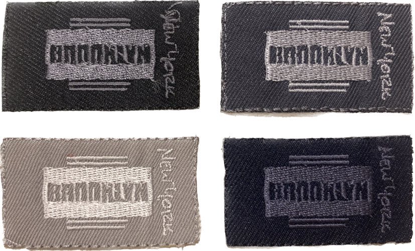 Aplikacija "brooklyn" 5 cm x 3 cm