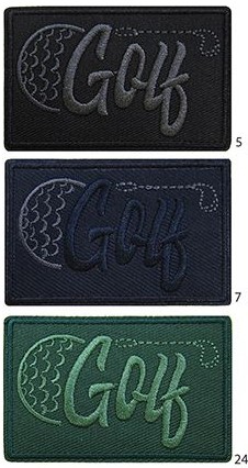 Aplikacija "golf" ~ 7 cm x 4,5 cm