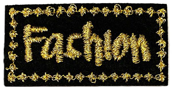 Aplikacija "Fashion 2" ~ 4,5 cm x 2,0 cm