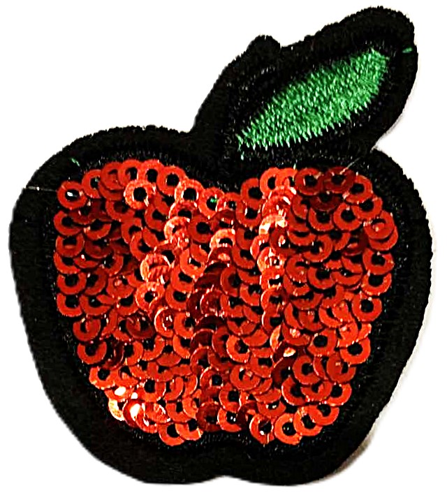 Aplikacija "obuolys" ~ 3,8 cm x 4,4 cm