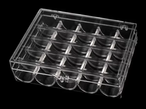 Plastikinė dėžutė 25 ritelėms