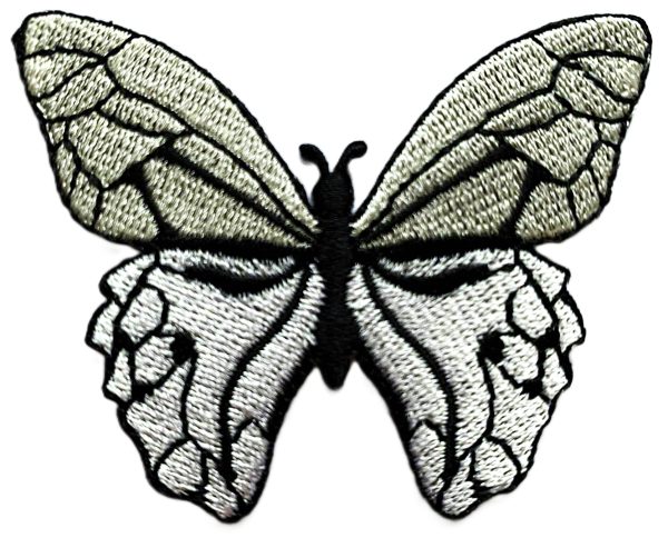 Aplikacija "0253B" (drugelis) ~ 7,0 cm x 5,7 cm "A"