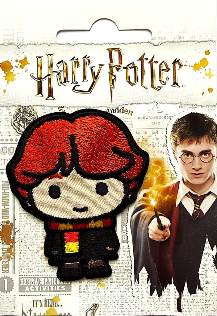 Savaime limpančios aplikacijos „Harry Potter“ – Ronas Vizlis (Ron Weasley) 5,0 cm x 6,0 cm