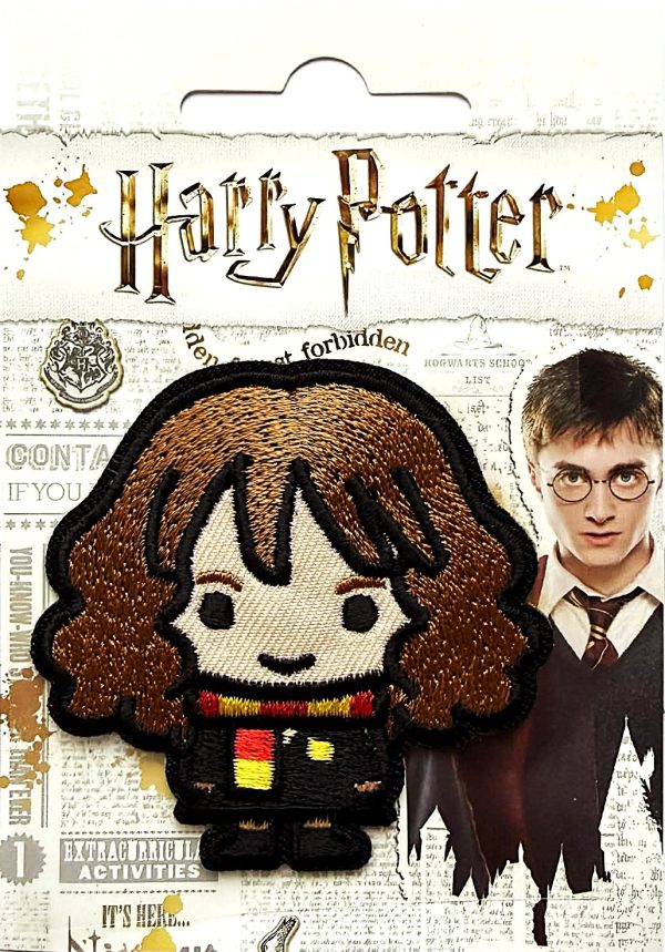 Savaime limpančios aplikacijos „Harry Potter“ – Hermiona Įkyrėlė (Hermione Granger) 6,0 cm x 6,0 cm