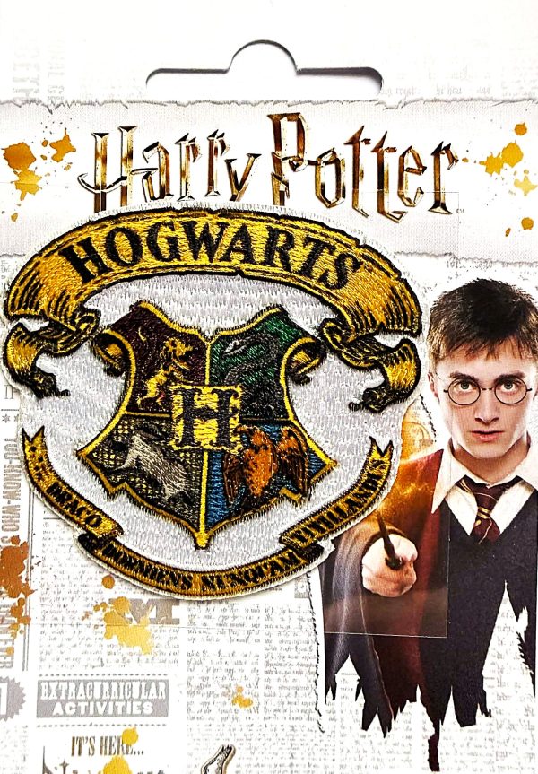 Termoklijuojama aplikacija Harry Potter "Hogwarts herbas" 6,3 cm x 5,8 cm