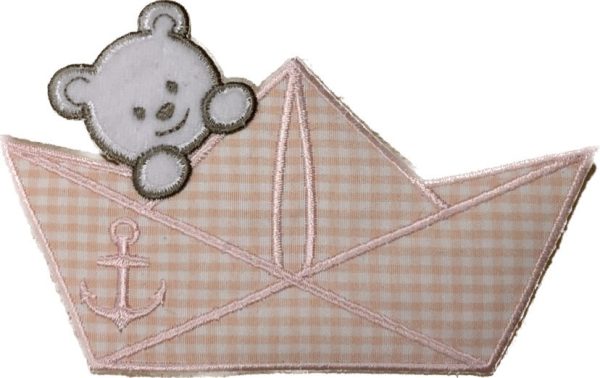 Aplikacija "meška laivelyje 3" ~ 11 cm x 6,5 cm