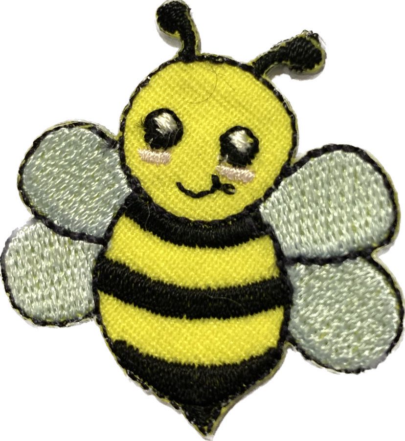 Aplikacija "bitė" ~ 4 cm x 4 cm