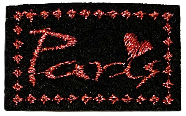 Aplikacija "Paris 3" ~ 3,0 cm x 2,0 cm
