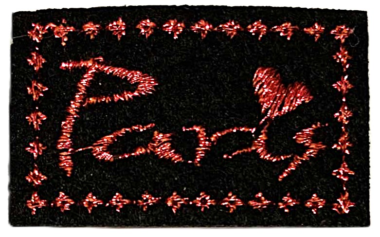 Aplikacija "Paris 3" ~ 3,0 cm x 2,0 cm