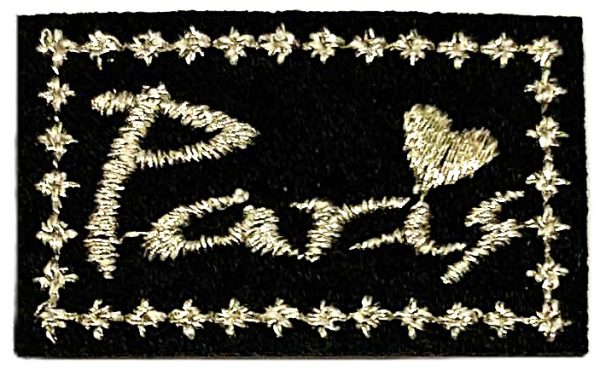 Aplikacija "Paris 1" ~ 3,0 cm x 2,0 cm