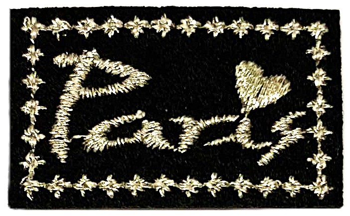 Aplikacija "Paris 1" ~ 3,0 cm x 2,0 cm