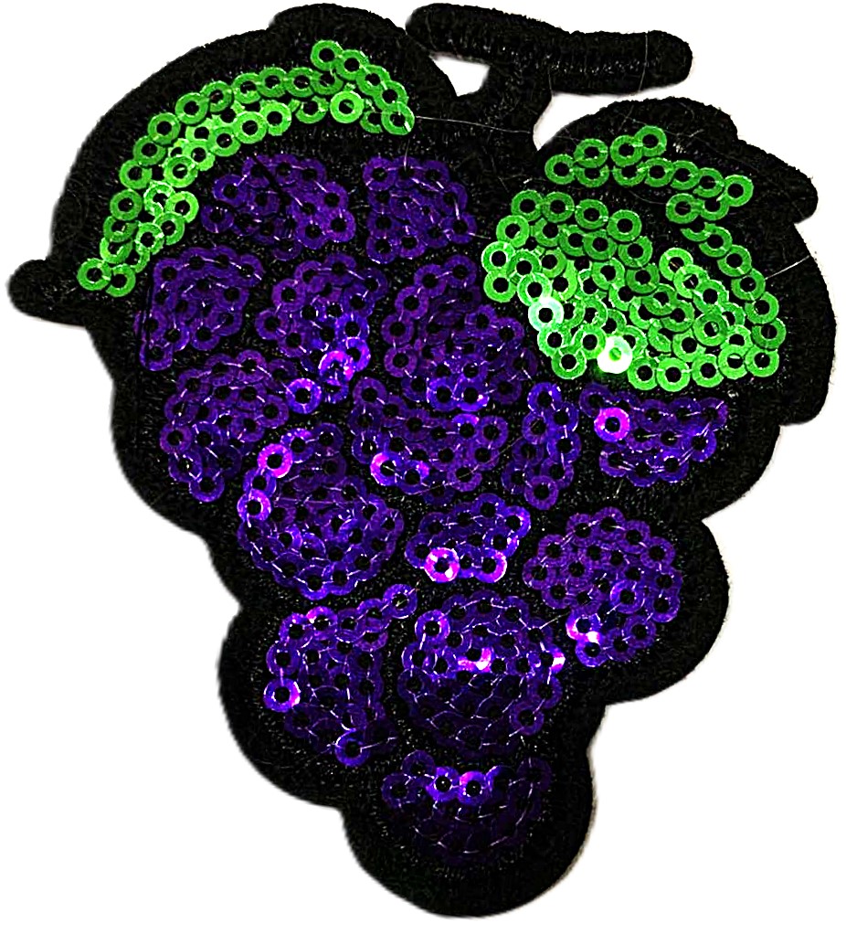 Aplikacija "vynuogės" ~ 7,0 cm x 8,0 cm