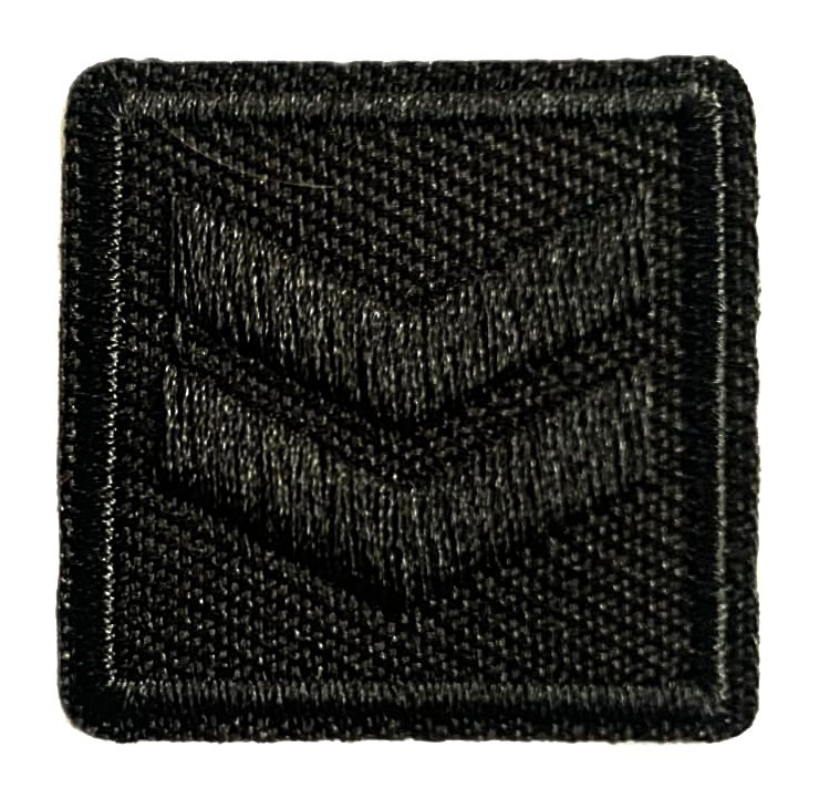 Aplikacija "antpečiai" ~ 3,0 cm x 3,0 cm "juoda"