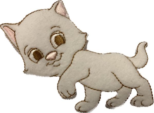 Aplikacija "katinėlis 1" ~ 6,5 cm x 8,5 cm