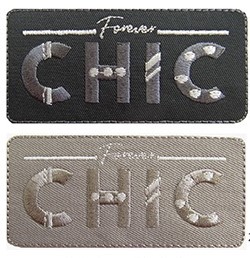 Aplikacijos "Forever chic" 5 cm x 2,5 cm