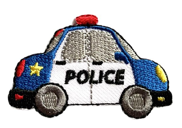 Aplikacija "policijos automobilis" ~ 5,5 cm x 3,5 cm