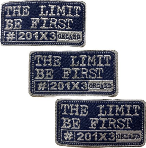 Aplikacija "the limit be first 1" ~ 4,5 cm x 2,3 cm