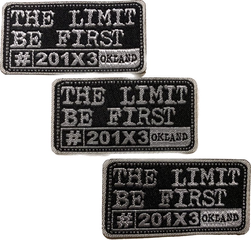 Aplikacija "the limit be first 2" ~ 4,5 cm x 2,3 cm