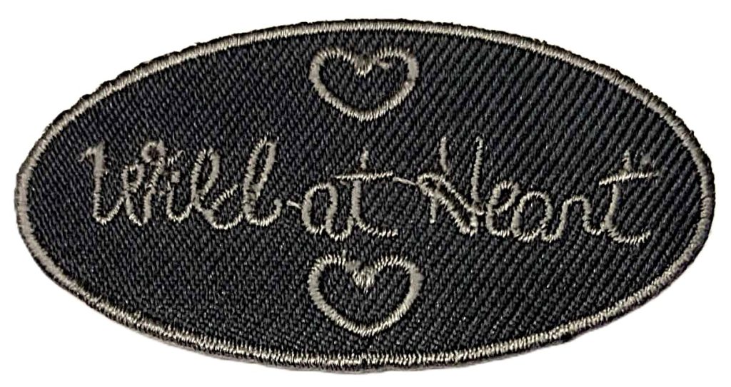 Aplikacija "wild at heart 2" ~ 6 cm x 3 cm