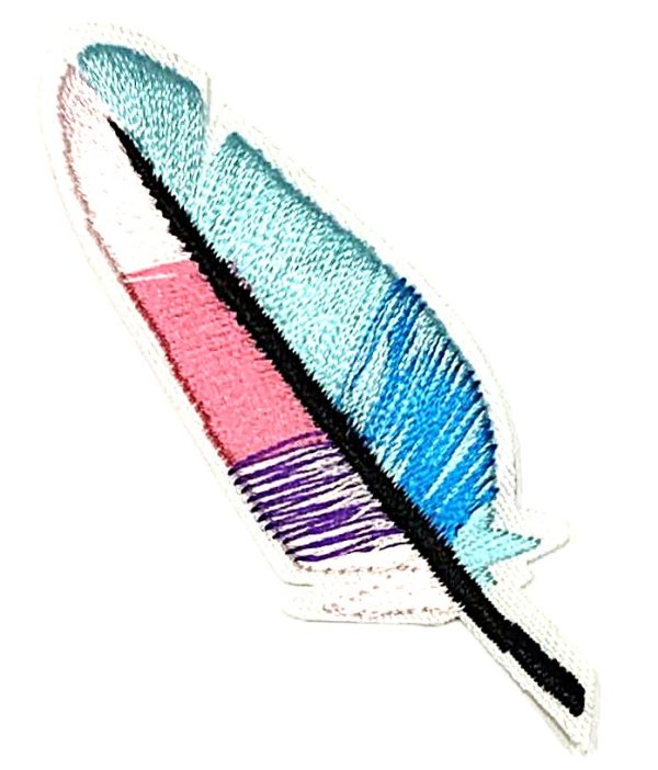 Aplikacija "plunksna 6" 2,0 cm x 6,5 cm