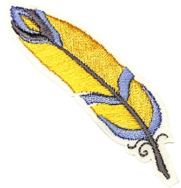 Aplikacija "plunksna 2" 1,5 cm x 7,0 cm