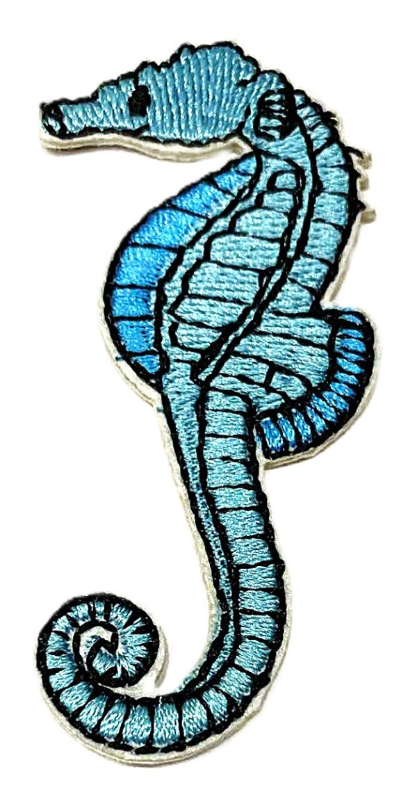 Aplikacija "jūrų arkliukas" ~ 3,0 cm x 7,0 cm