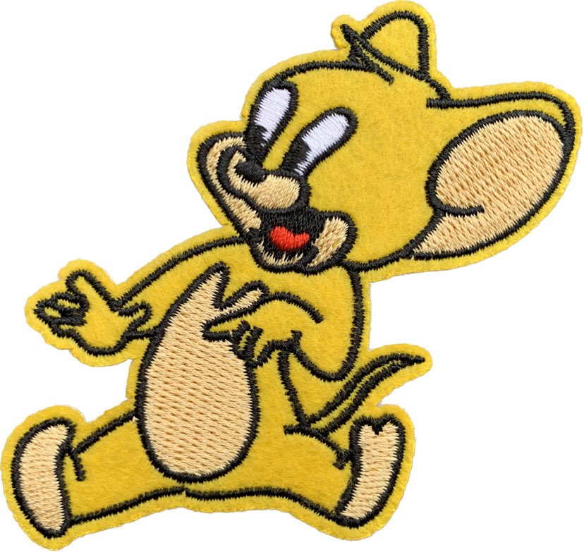 Aplikacija "pelė jerry" ~ 8 cm x 6 cm