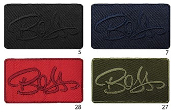 Aplikacijos "boss" 5 cm x 3 cm