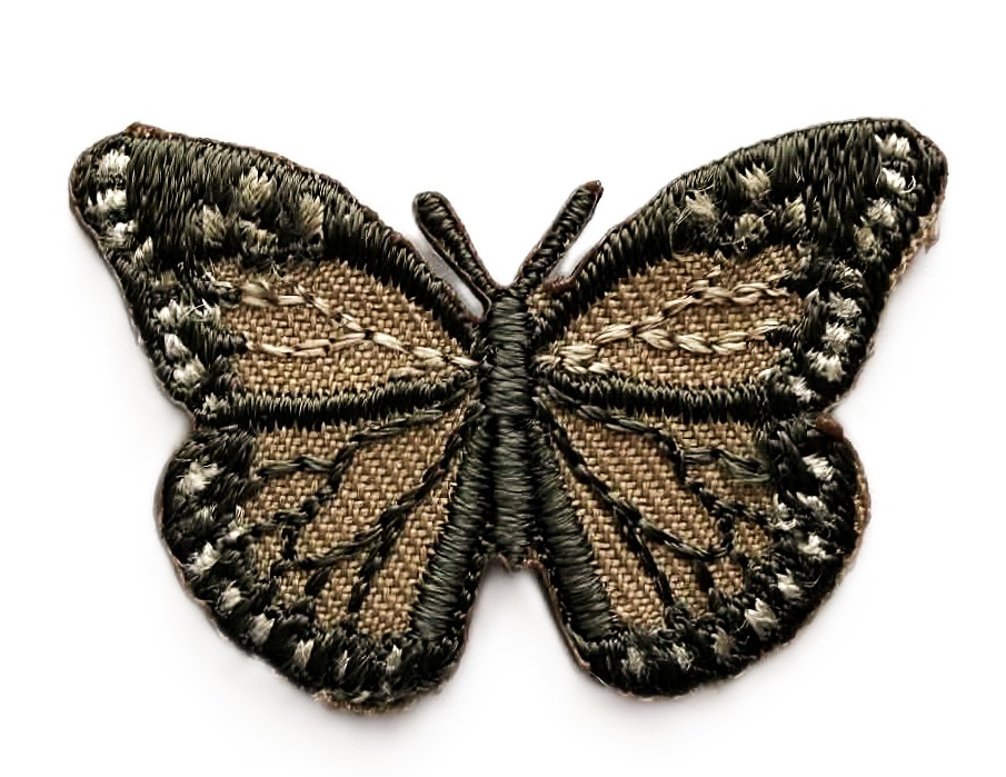 Aplikacija "drugelis" ~ 3,8 cm x 2,6 cm "037"