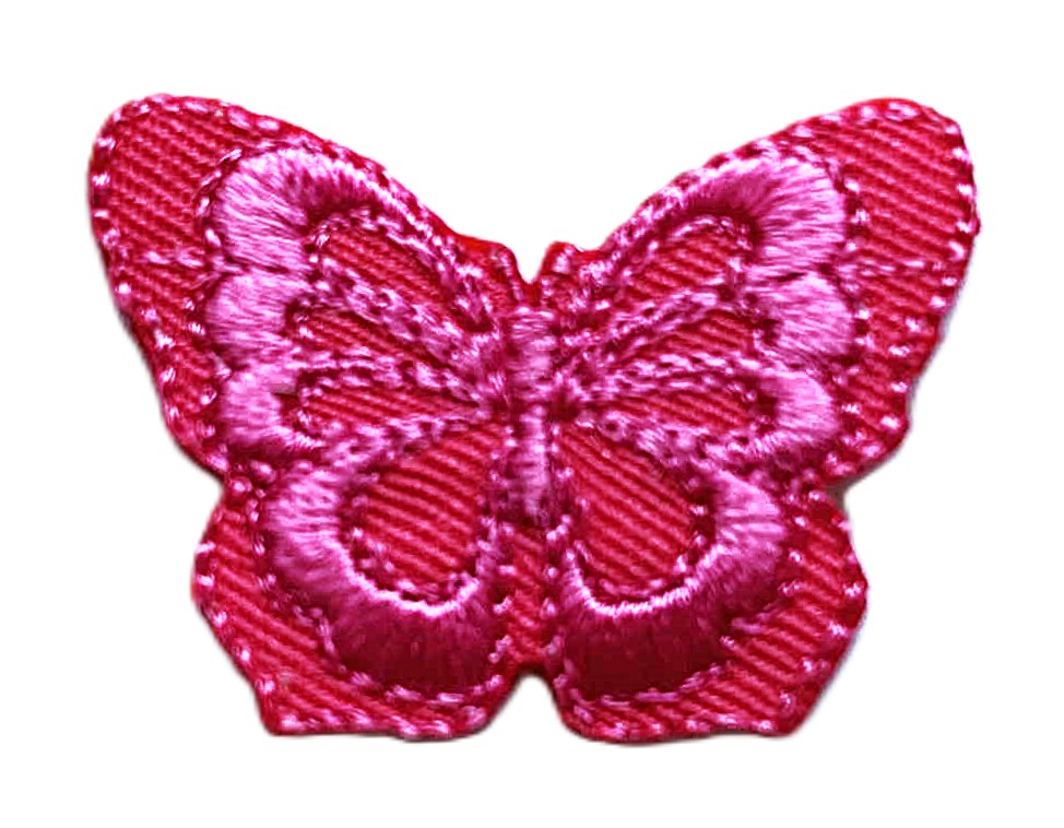 Aplikacija "drugelis" ~ 3,5 cm x 2,7 cm "03"