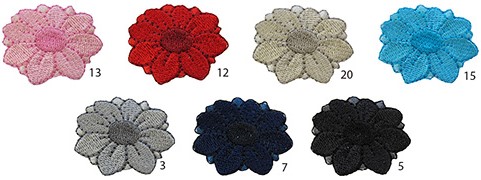 Aplikacija "gėlytė" 3 cm x 2,8 cm