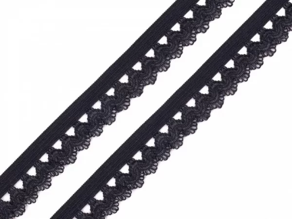 Dekoratyvinė guma 15 mm (juoda)