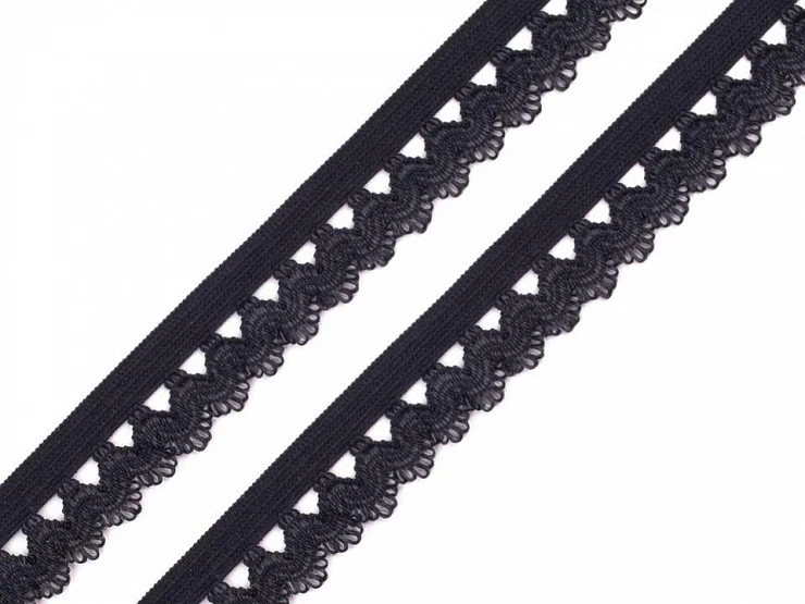 Dekoratyvinė guma 15 mm (juoda)