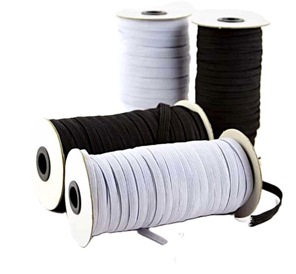 Pinta guma 6 mm balta, juoda