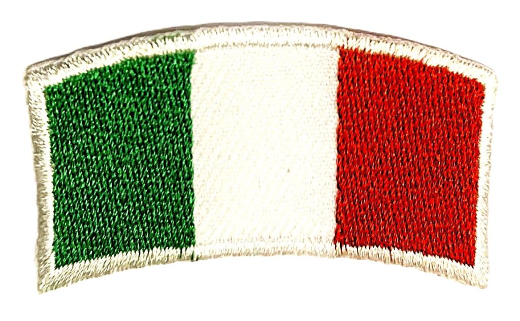 Aplikacija " Italijos vėliava" ~ 5,0 cm x 2,5 cm