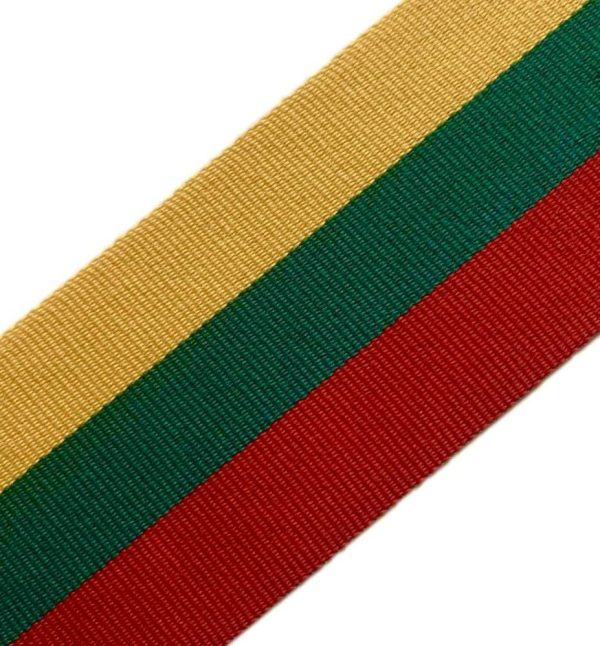 Austa trispalvė juostelė 5,0 cm