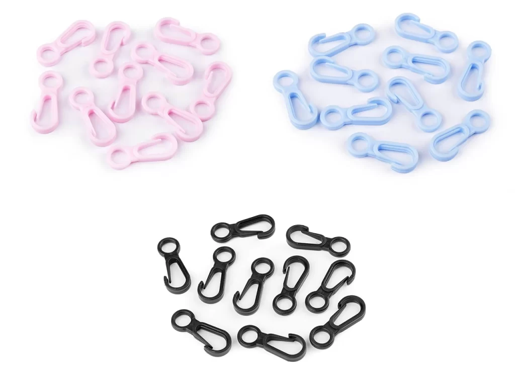 Plastikiniai karabinai 12 mm x 32 mm