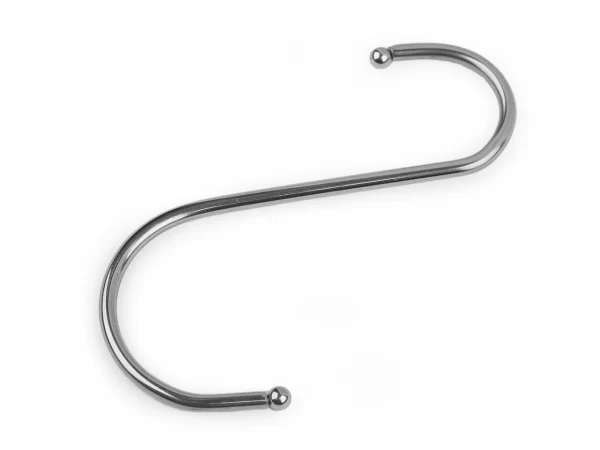 Metalinis kablys S formos 10 cm