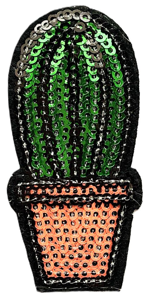 Aplikacija "kaktusas" 3,2 cm x 7,0 cm