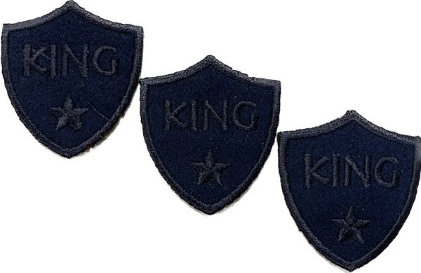 Aplikacija "king 1" ~ 3,5 cm x 4 cm