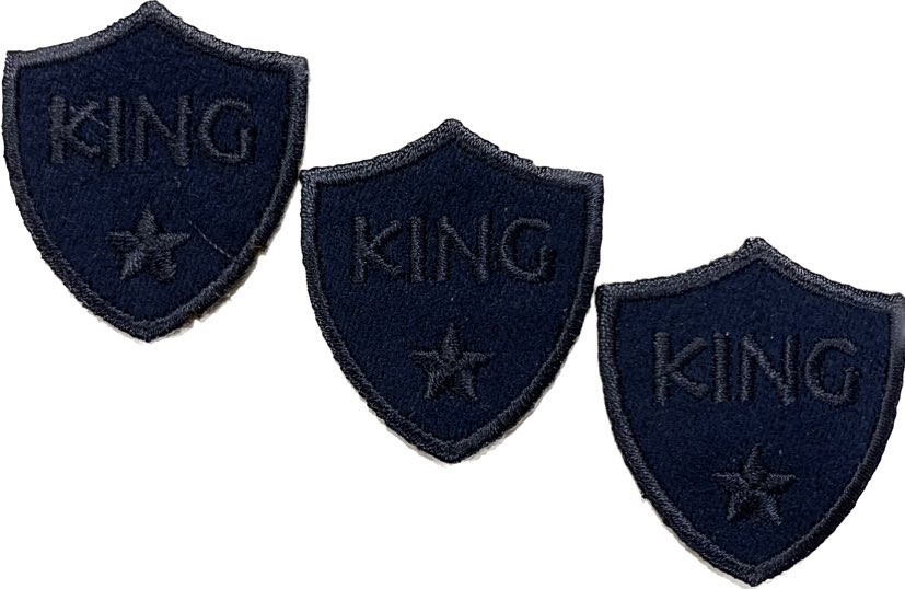 Aplikacija "king 1" ~ 3,5 cm x 4 cm
