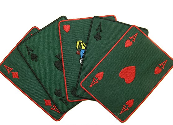 Aplikacijos "lošimo kortos" ~ 6,3 cm x 8,8 cm