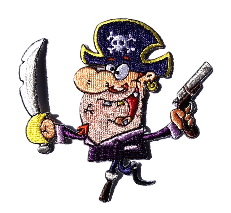 Aplikacija "piratas" ~ 7 cm x 6 cm
