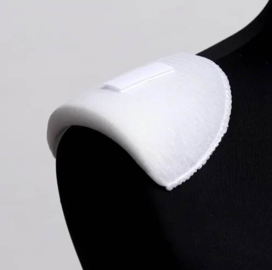 Apsiūti petukai drabužiams su velcro juostele Nr. 14 (balti)