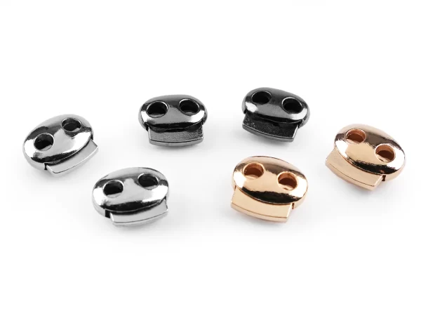 Fiksatoriai metaliniai dekoratyviniai 15 mm x 18 mm 3,8 g