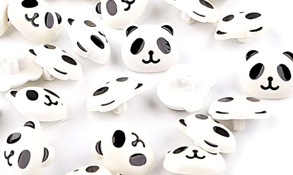 Vaikiška sagutė 19 mm x 16 mm "Panda"