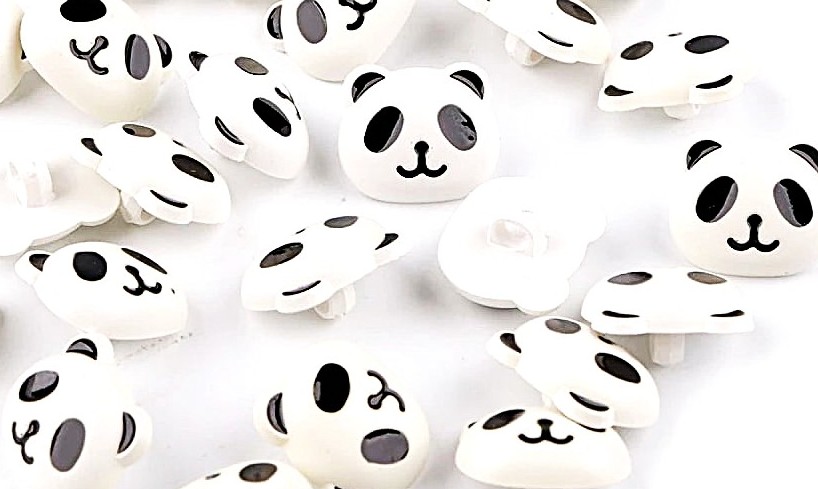 Vaikiška sagutė 19 mm x 16 mm "Panda"